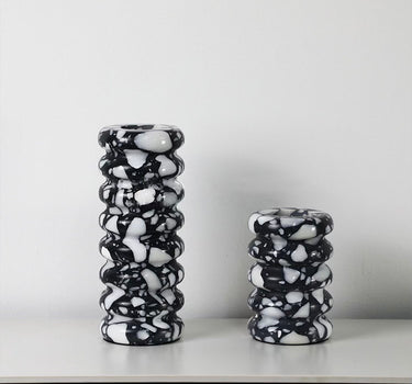NoirBlanc Pucker Marble Vase