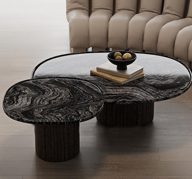 Gaia Round Marble Coffee Table