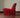 Italian Alky Red Single Sofa