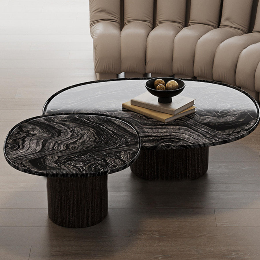 Gaia Round Marble Coffee Table
