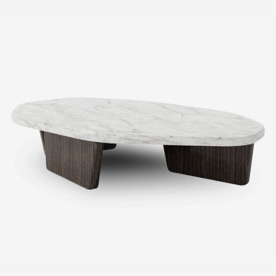 Rocco Oval Marble Coffee Table