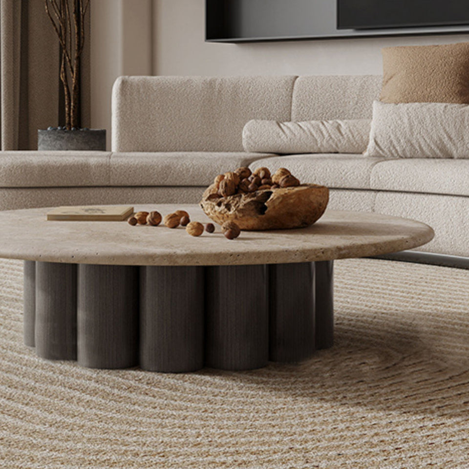 Roma Round Marble Coffee Table – bova gallery